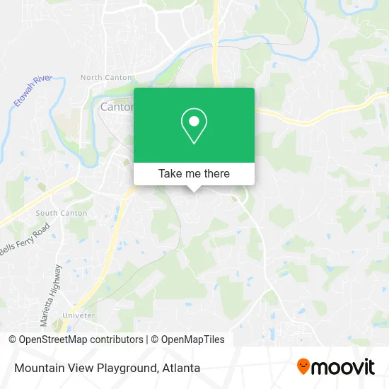 Mountain View Playground map