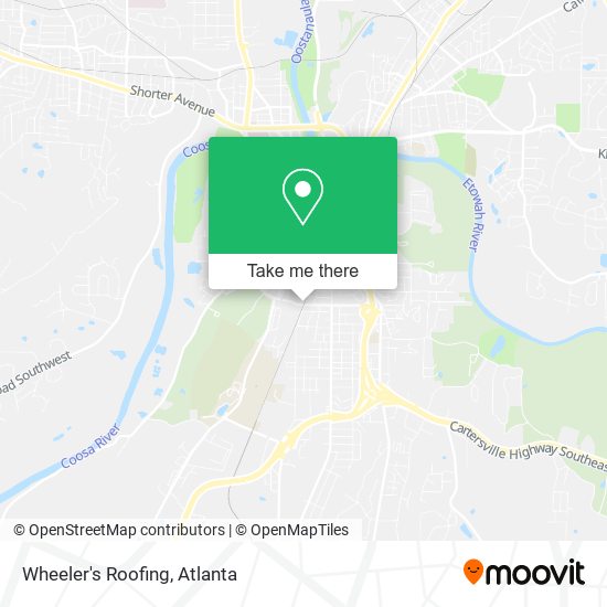Mapa de Wheeler's Roofing