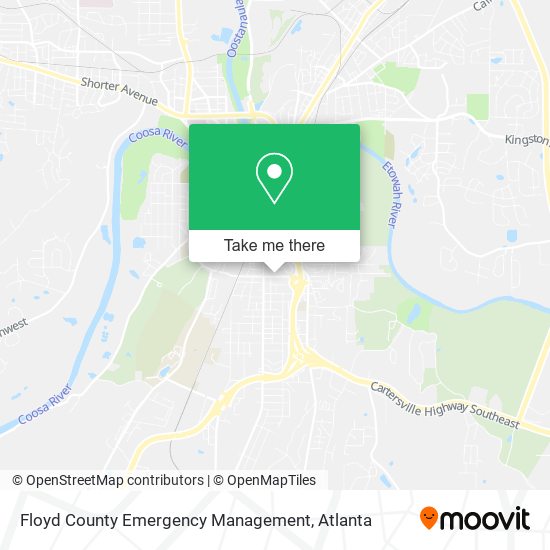 Mapa de Floyd County Emergency Management