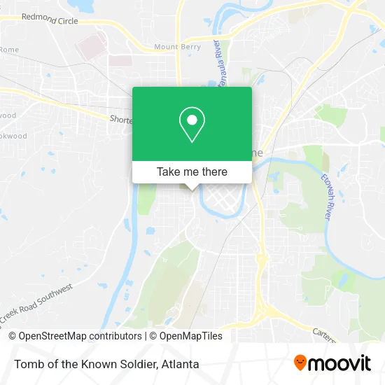 Mapa de Tomb of the Known Soldier