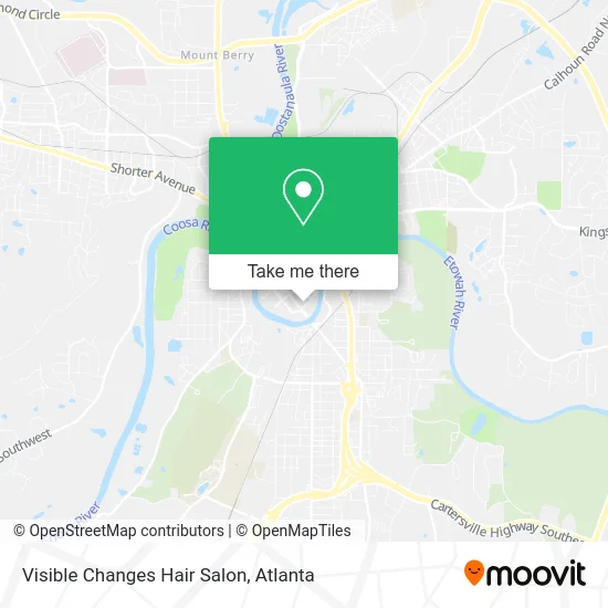 Visible Changes Hair Salon map