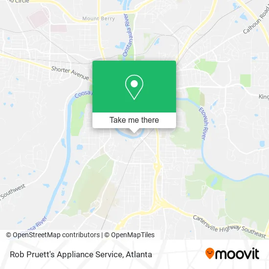 Mapa de Rob Pruett's Appliance Service