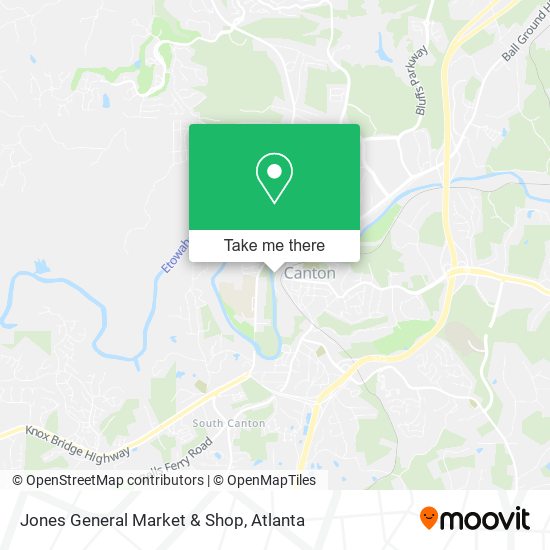 Mapa de Jones General Market & Shop