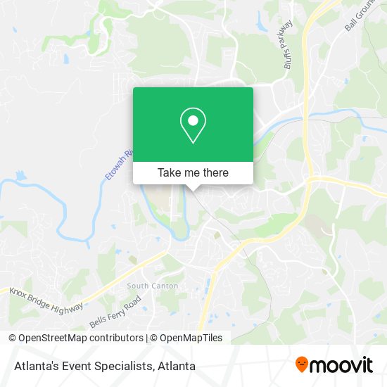 Mapa de Atlanta's Event Specialists