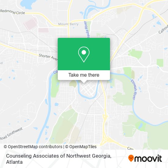 Mapa de Counseling Associates of Northwest Georgia