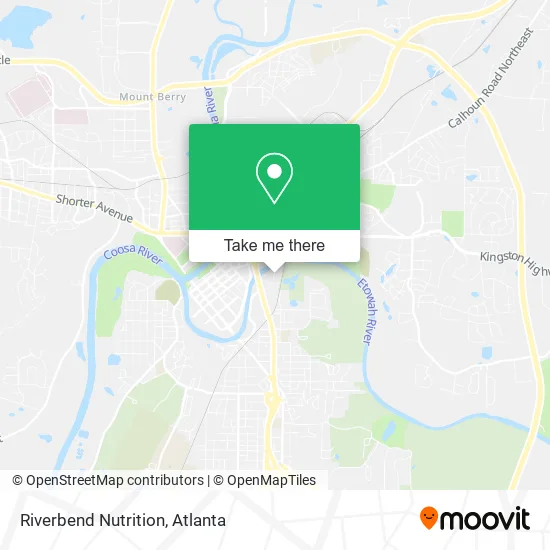 Riverbend Nutrition map