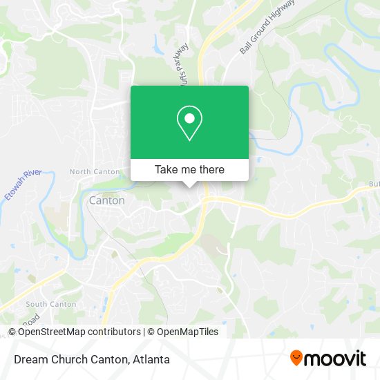 Mapa de Dream Church Canton