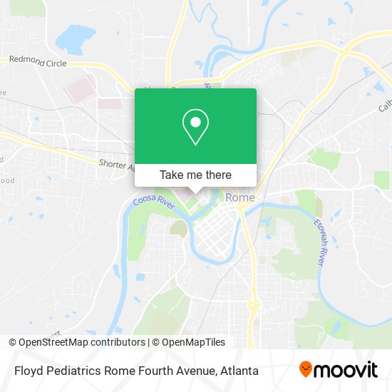 Mapa de Floyd Pediatrics Rome Fourth Avenue