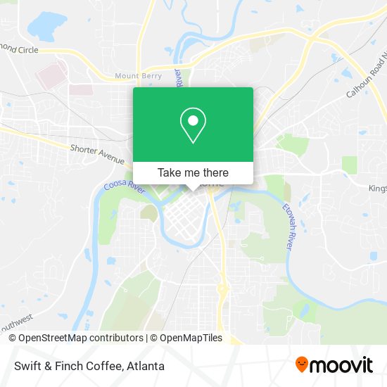 Swift & Finch Coffee map