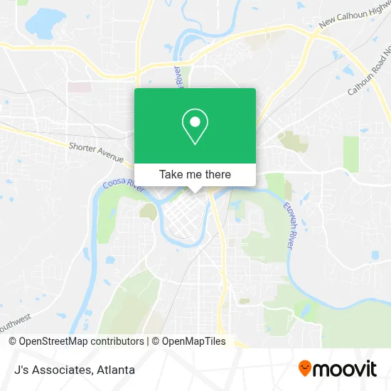 J's Associates map