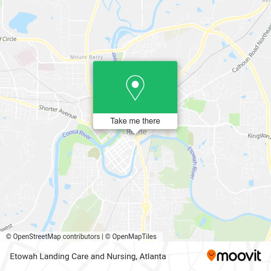 Etowah Landing Care and Nursing map