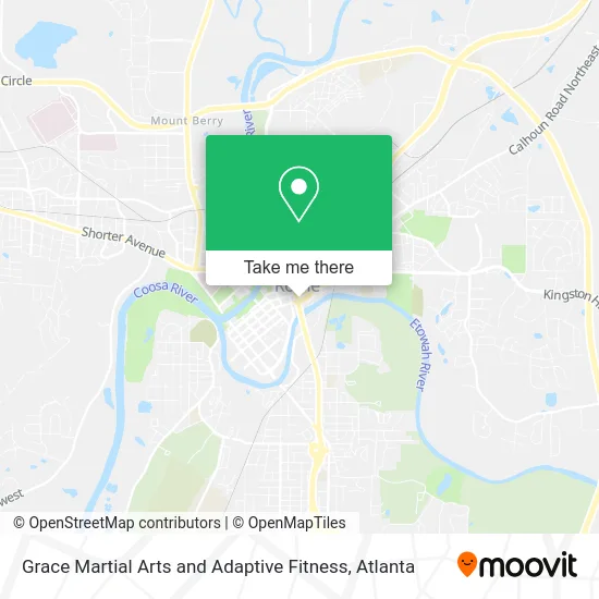 Grace Martial Arts and Adaptive Fitness map