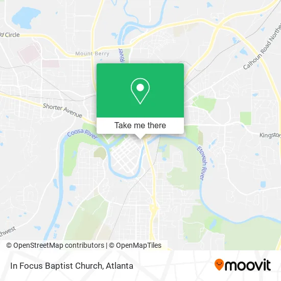In Focus Baptist Church map