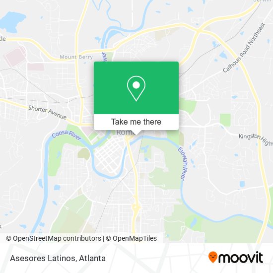 Asesores Latinos map