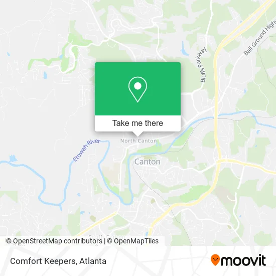 Comfort Keepers map