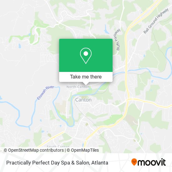 Mapa de Practically Perfect Day Spa & Salon