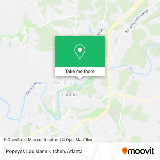 Popeyes Louisiana Kitchen map