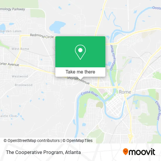 The Cooperative Program map