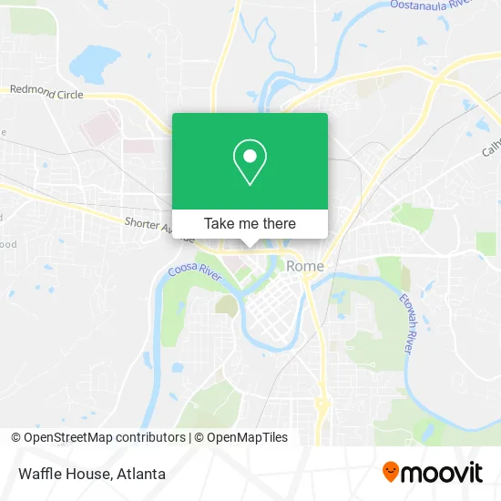 Waffle House map