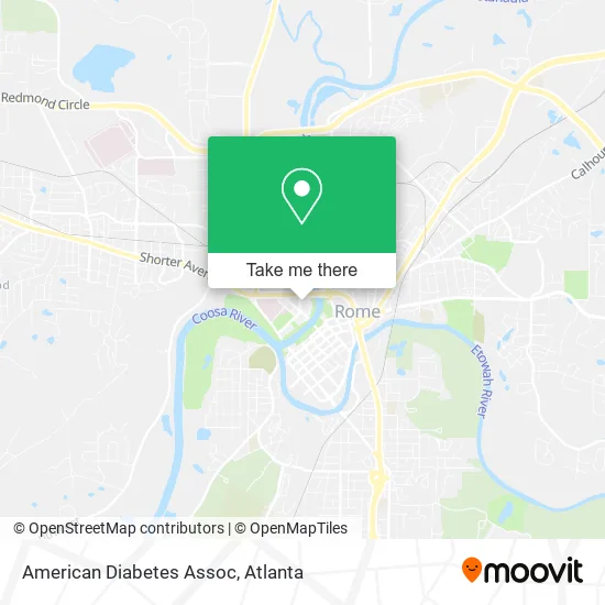 Mapa de American Diabetes Assoc
