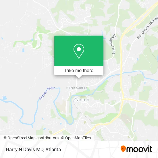 Harry N Davis MD map