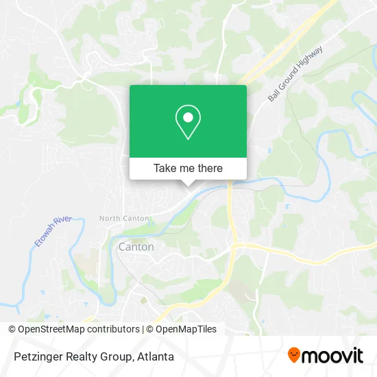 Petzinger Realty Group map
