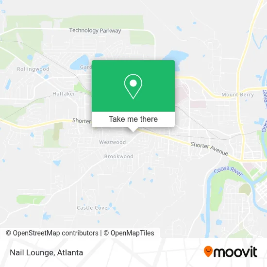 Nail Lounge map