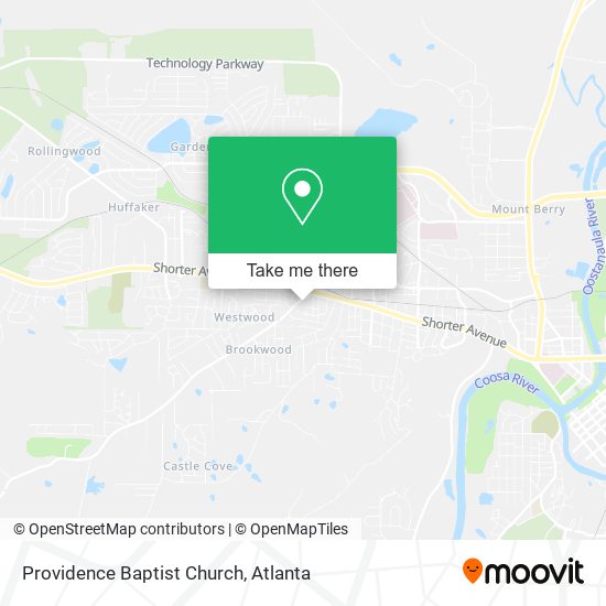 Mapa de Providence Baptist Church