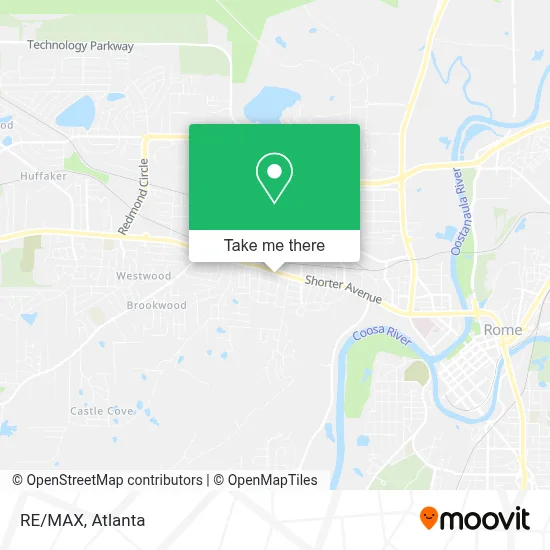 RE/MAX map