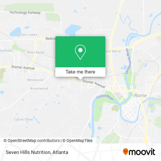Seven Hills Nutrition map