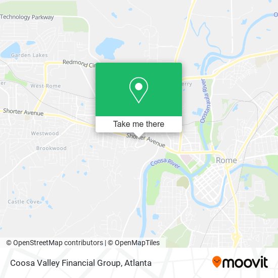 Mapa de Coosa Valley Financial Group