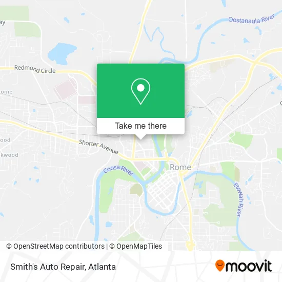 Smith's Auto Repair map