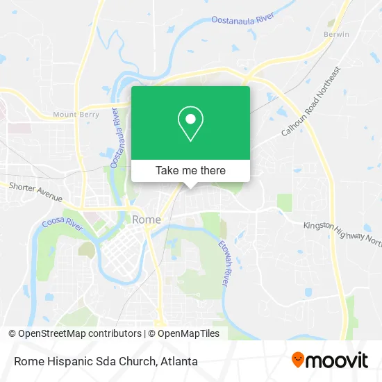 Rome Hispanic Sda Church map