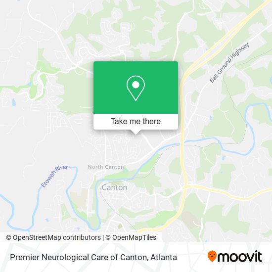 Premier Neurological Care of Canton map