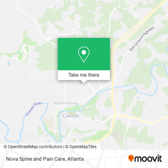 Nova Spine and Pain Care map