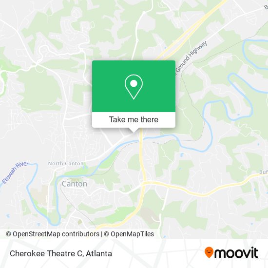 Mapa de Cherokee Theatre C