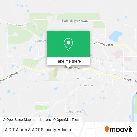 A D T Alarm & ADT Security map