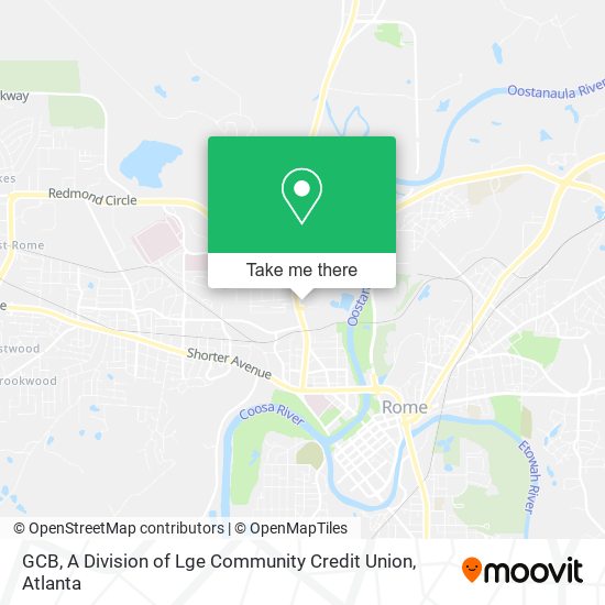 GCB, A Division of Lge Community Credit Union map