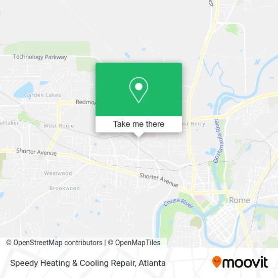 Speedy Heating & Cooling Repair map