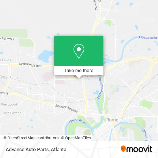 Advance Auto Parts map