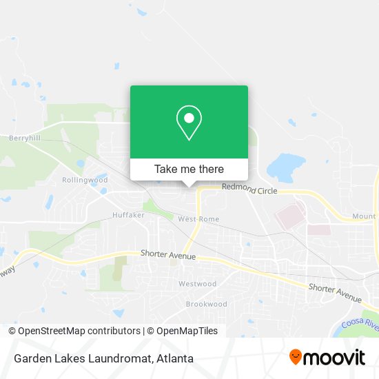 Mapa de Garden Lakes Laundromat