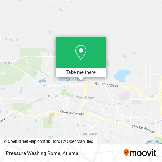 Pressure Washing Rome map