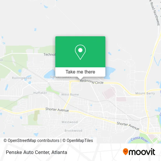 Penske Auto Center map