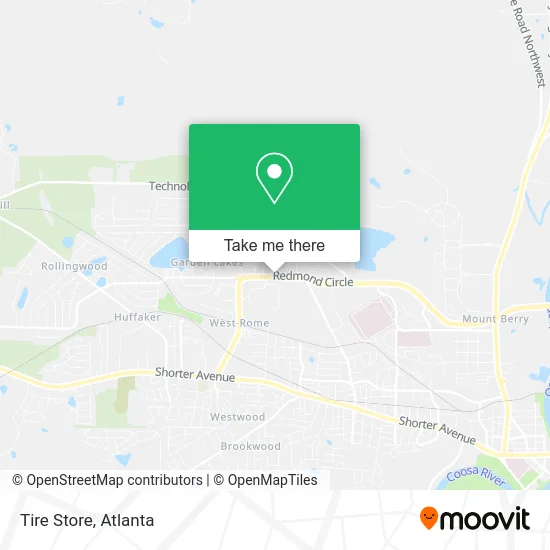 Tire Store map