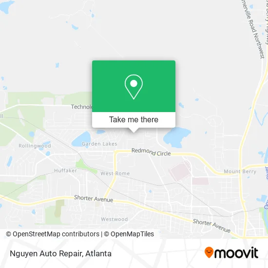 Nguyen Auto Repair map