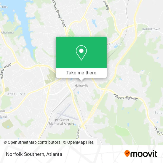 Norfolk Southern map