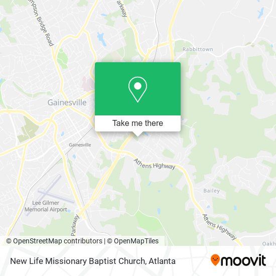 New Life Missionary Baptist Church map