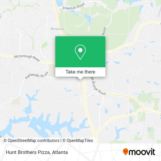 Mapa de Hunt Brothers Pizza