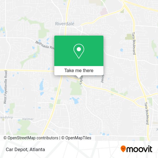 Mapa de Car Depot