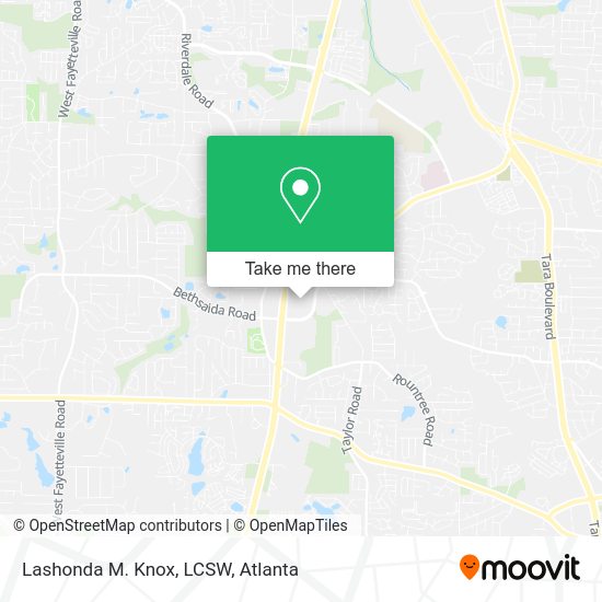 Mapa de Lashonda M. Knox, LCSW